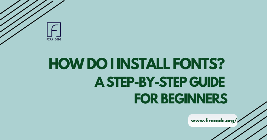 install fonts